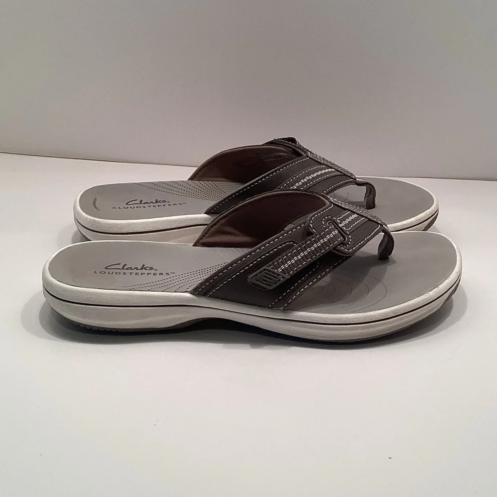 Clarks Cloudsteppers size 7 Dark Brown Sandals. NEW. (A3) - Picture 5 of 10